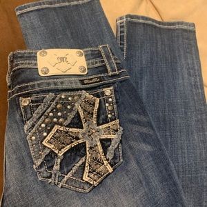 NWOT Girls MISS ME Boot Cut Jeans